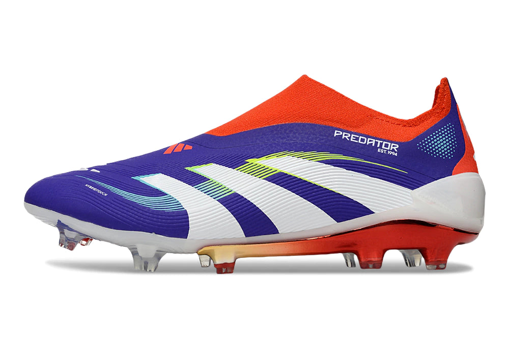 Chuteira Adidas Predator Elite 25 Laceless Campo - Azul/Branco