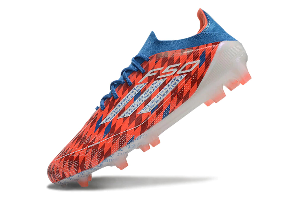 Chuteira Adidas F50 X Campo - Vermelho/Preto