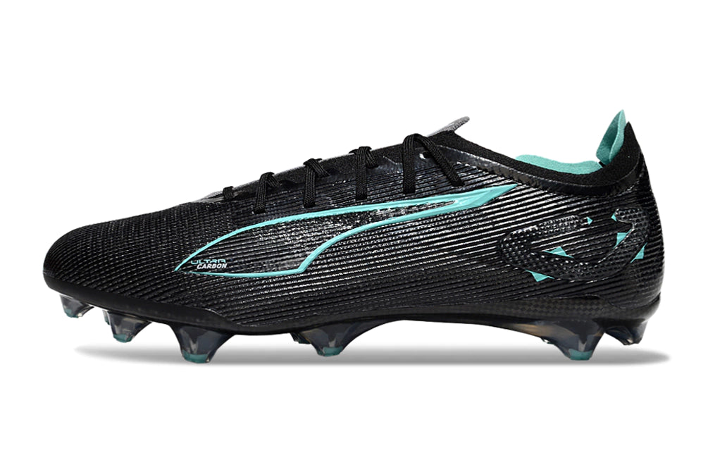 Chuteira Puma Ultra 5 Carbon FG - Preto/Azul