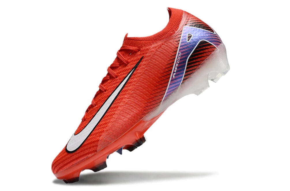 Chuteira Nike Air Zoom Mercurial Vapor 16 Elite FG - Laranja/Branco