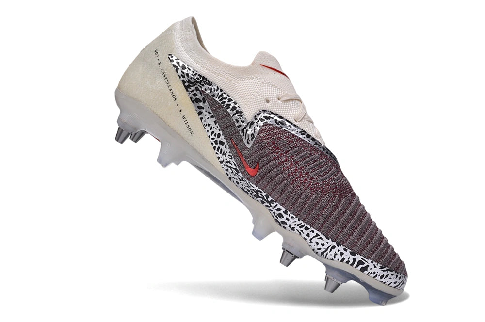 Chuteira Nike Phantom 6 Elite SG - Vermelho/Branco