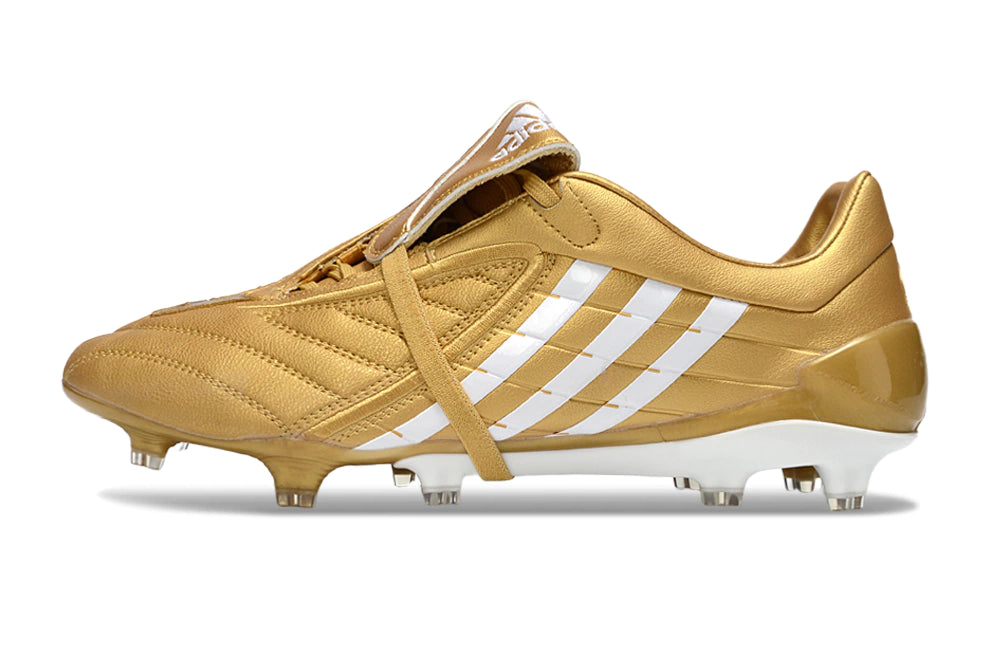 Chuteira Adidas Predator Accelerator FG - Dourado