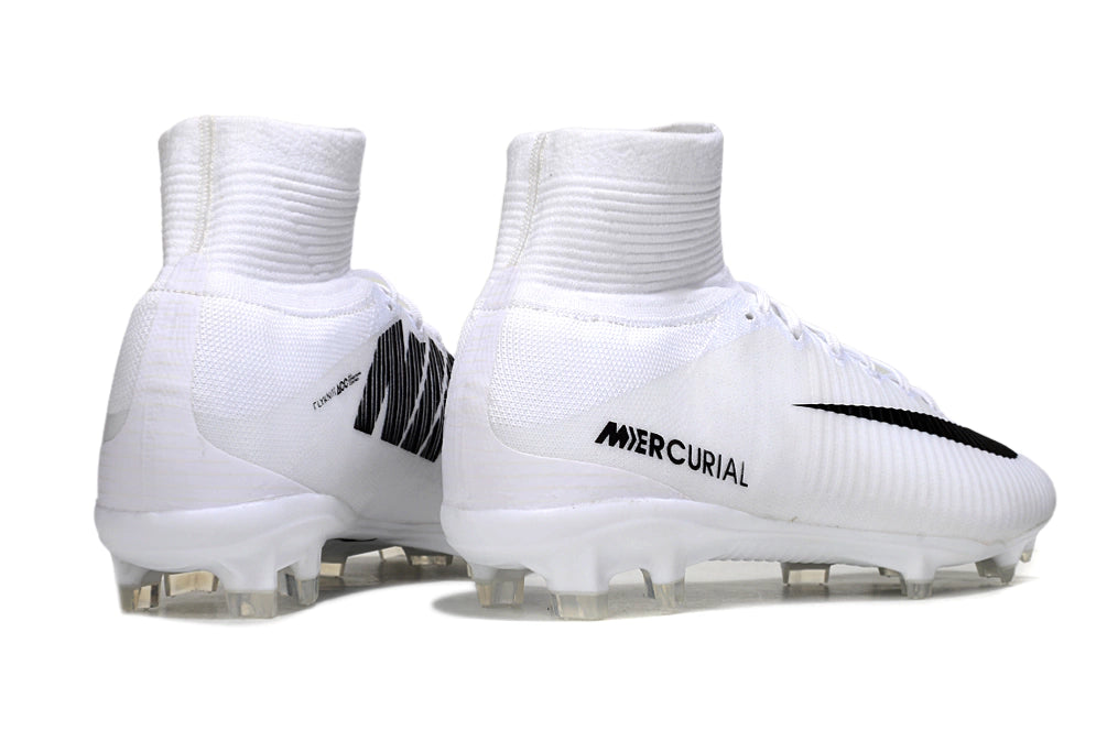 Chuteira Nike Mercurial Superfly 5 Elite Campo - Branco