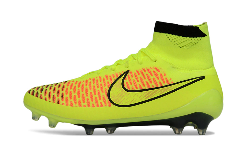 Chuteira Campo Nike Magista Obra FG - Amarelo