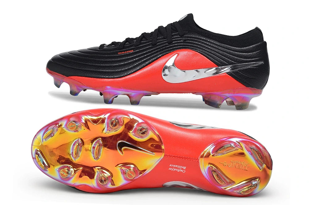 Chuteira Nike Tiempo Maestro Elite FG - Preto/Vermelho