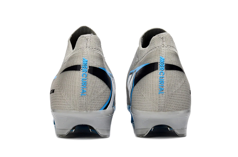 Chuteira Nike Air Zoom Mercurial Vapor 16 Elite FG - Branco/Azul
