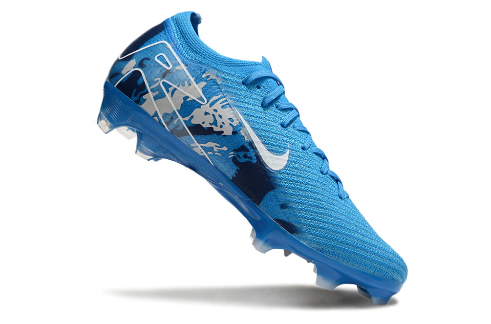 Chuteira Nike Air Zoom Mercurial Vapor 16 Elite FG - Azul/Branco