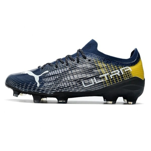 Chuteira Puma Ultra 1.3 Campo FG - Preto/Amarelo