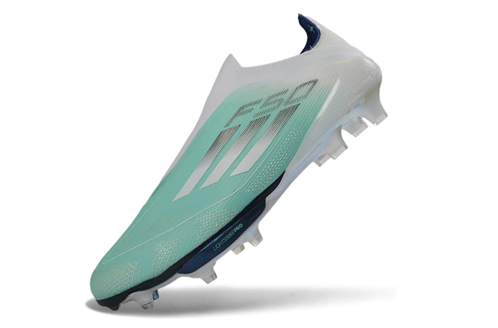 Chuteira Adidas F50+ Elite Campo - Azul/Branco