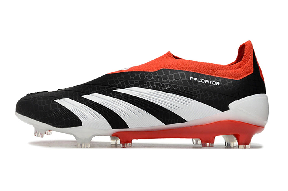 Chuteira Adidas Predstrike Elite Laceless Campo - Preto/Vermelho