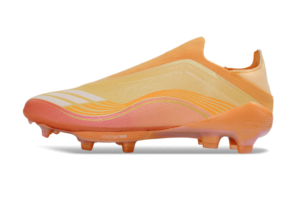 Chuteira Adidas F50+ Elite Campo - Laranja