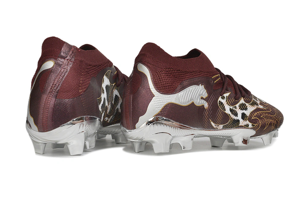 Chuteira Puma Future 8 Ultimate Low Campo FG - Marrom