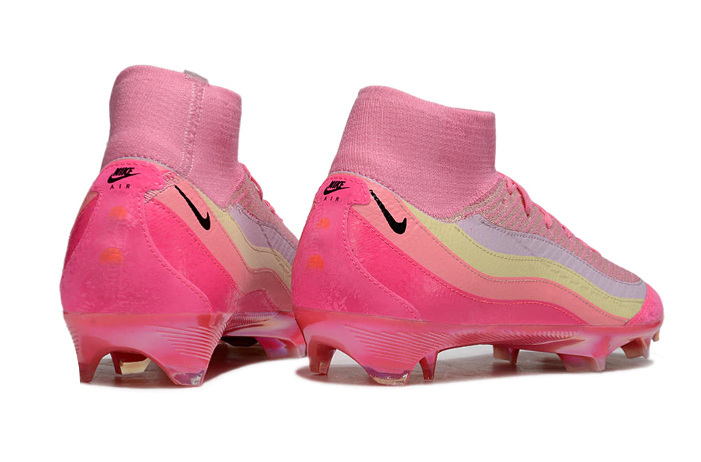 Chuteira Nike Air Zoom Mercurial Superfly 10 Elite Campo - Rosa