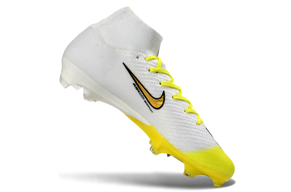 Chuteira Nike Air Zoom Mercurial Superfly 10 Elite Campo - Branco