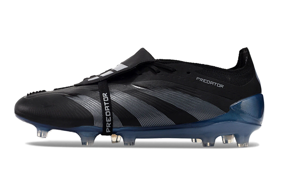 Chuteira Adidas Predstrike Elite Campo - Preto/Azul