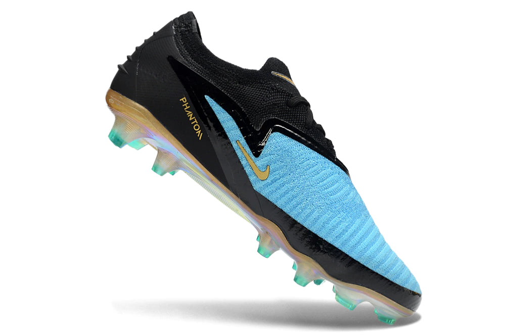Chuteira Campo NIKE Phantom 6 Elite FG - Preto/Azul