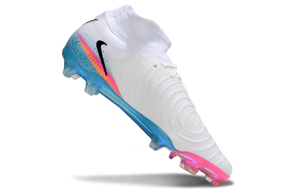 Chuteira Nike Phantom Luna 2 Elite Campo FG - Branco/Azul