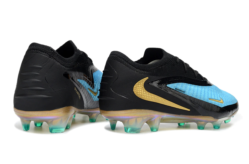 Chuteira Campo NIKE Phantom 6 Elite FG - Preto/Azul