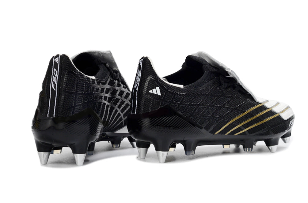 Chuteira Adidas F50 Spider SG - Preto/Branco