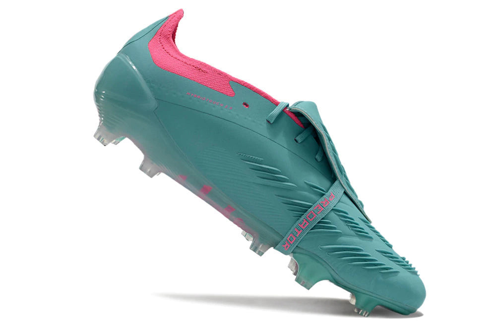 Chuteira Adidas Predstrike Elite Campo - Azul/Rosa
