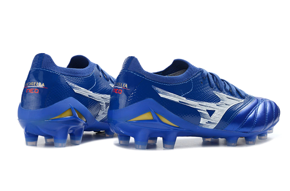 Chuteira Mizuno Morelia Neo 4 Campo - Azul