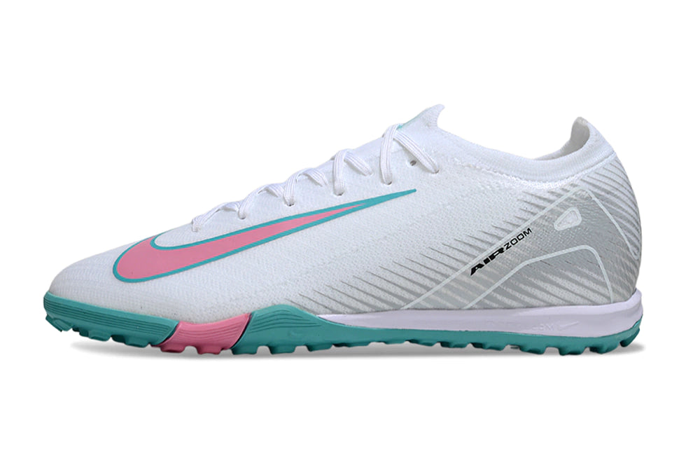 Chuteira Nike Mercurial Vapor 16 Elite Society - Branco/Rosa