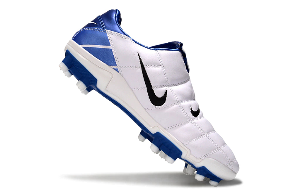 Chuteira Nike Total 90 Campo - Branco/Azul