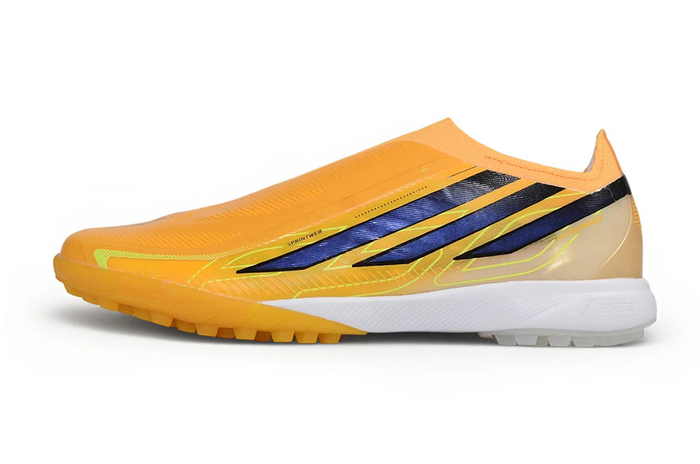 Chuteira Adidas F50 Hyperfast Laceless TF - Amarelo