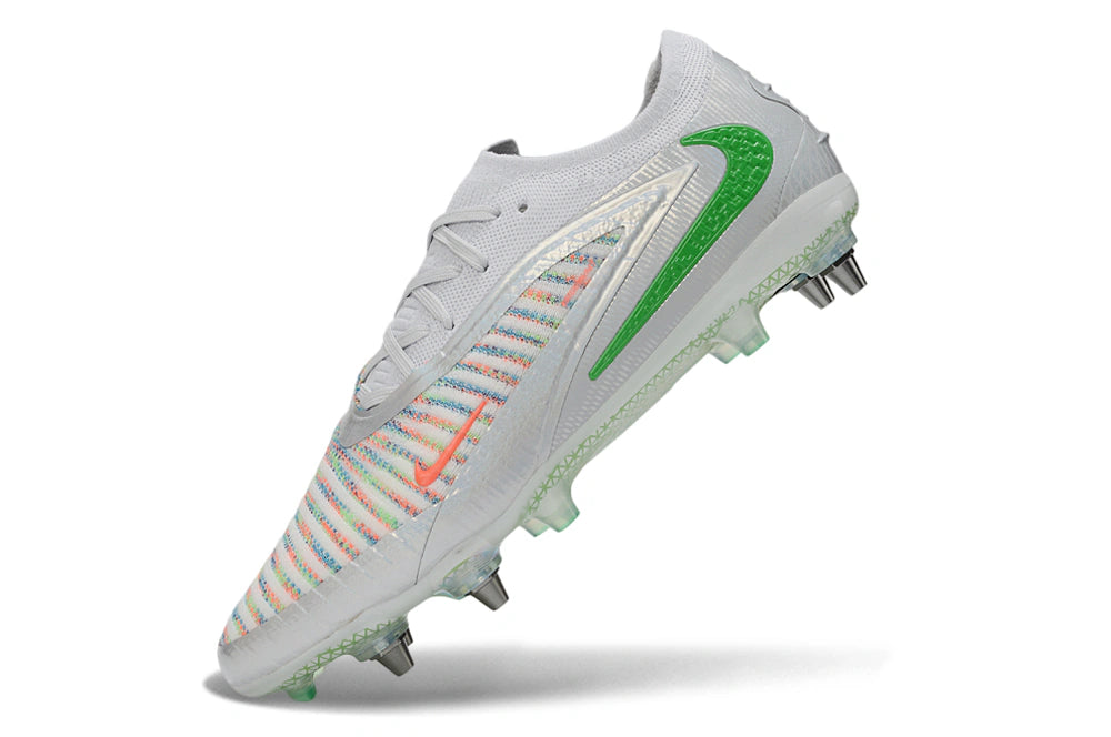 Chuteira Nike Phantom 6 Elite SG - Cinza/Verde