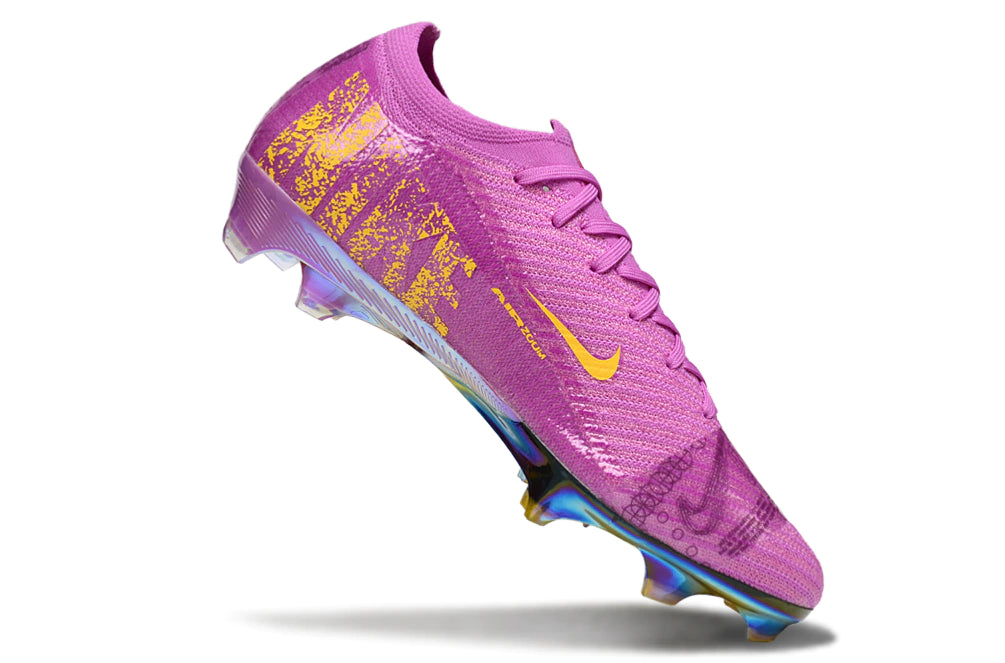 Chuteira Nike Air Zoom Mercurial Vapor 16 Elite FG - Roxo/Dourado