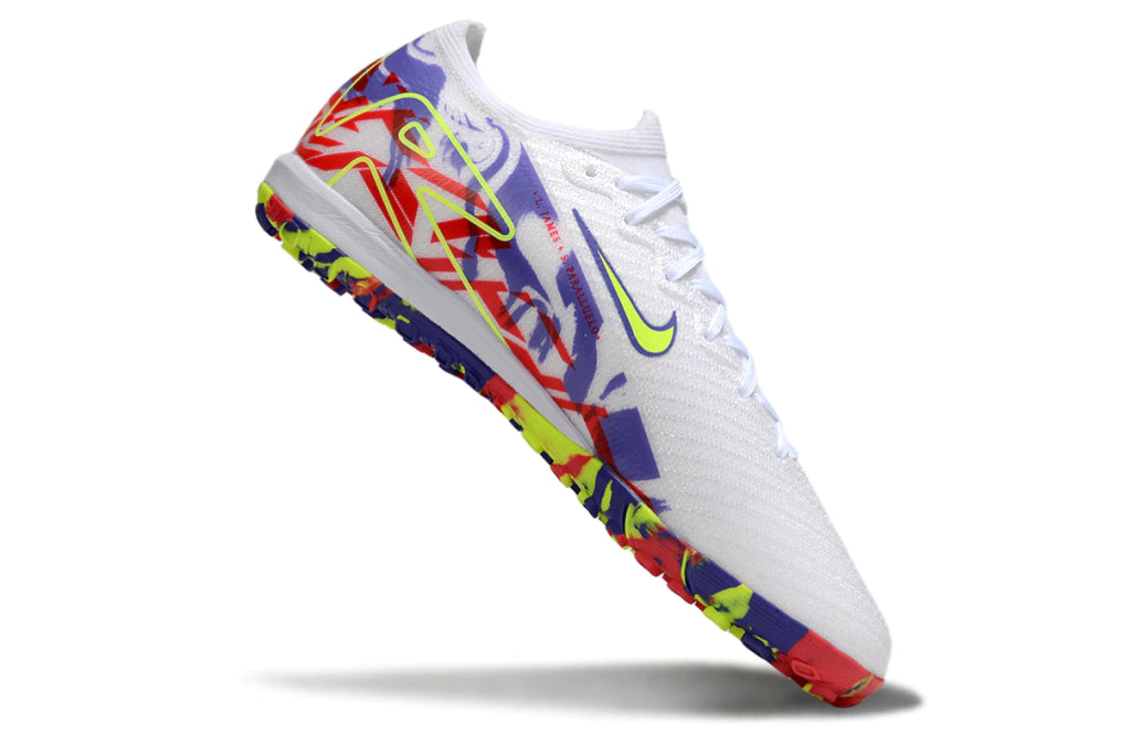 Chuteira Nike Mercurial Vapor 16 Elite Society - Branco/Amarelo