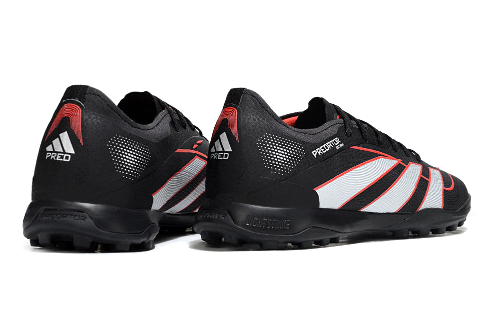 Chuteira Adidas Predator 25 Elite Society - Preto/Vermelho