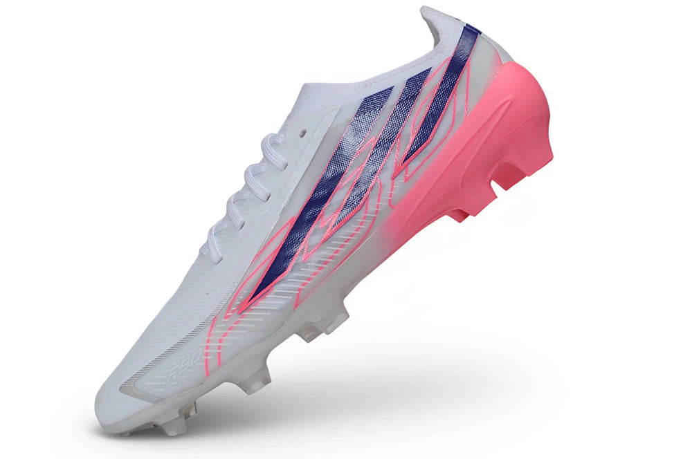Chuteira Adidas F50 Hyperfast Eltie FG - Rosa/Branco