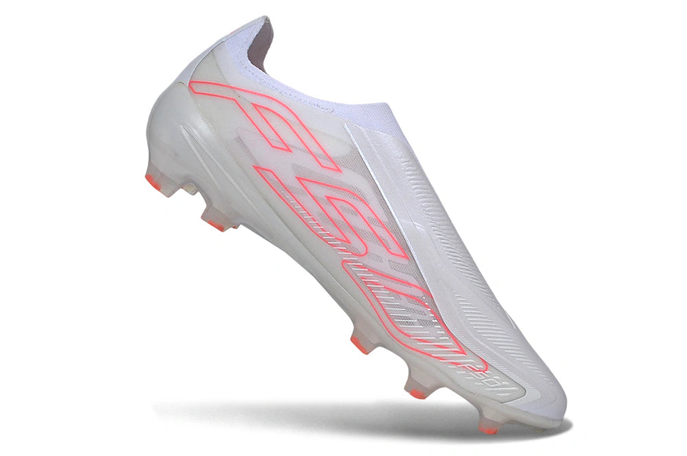 Chuteira Adidas F50 Hyperfast Laceless FG - Branco