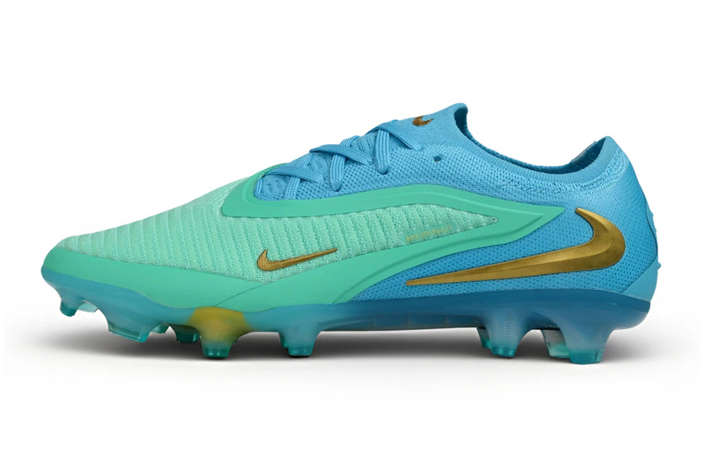 Chuteira Campo NIKE Phantom 6 Elite FG - Azul/Verde