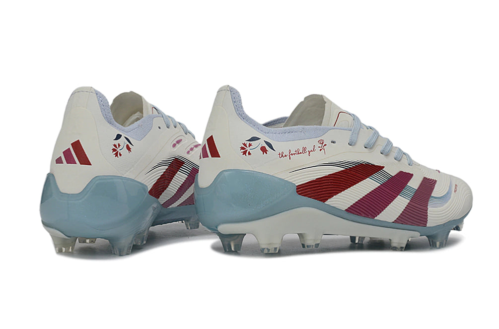 Chuteira Adidas Predator Elite 25 Campo FG - Branco/Azul