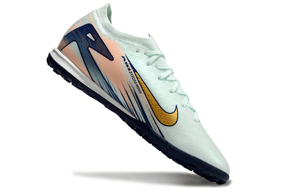 Chuteira Nike Mercurial Vapor 16 Elite Society - Branco/Azul/Rosa