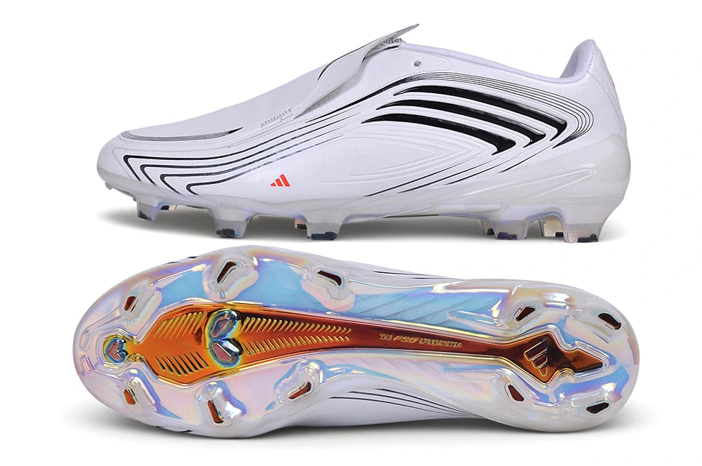 Chuteira Adidas TUNit F50 Elite Messi FG - Branca