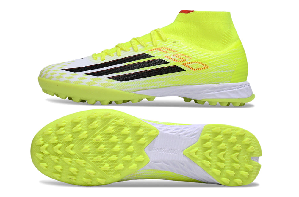 Chuteira Adidas F50 League Botinha Society - Amarelo