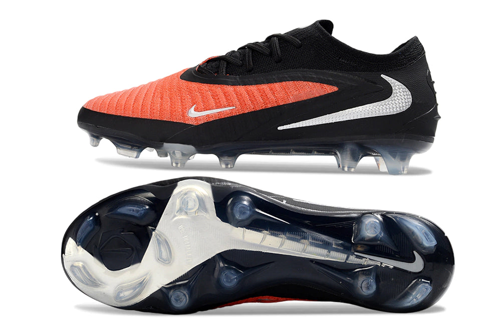 Chuteira Campo NIKE Phantom 6 Elite FG - Preto/Laranja
