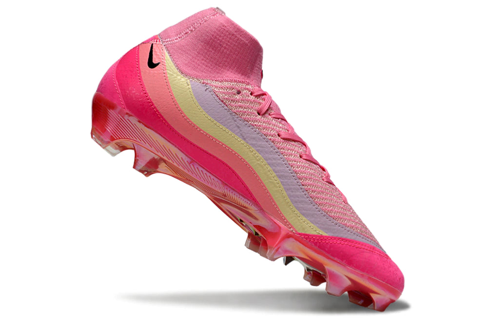 Chuteira Nike Air Zoom Mercurial Superfly 10 Elite Campo - Rosa
