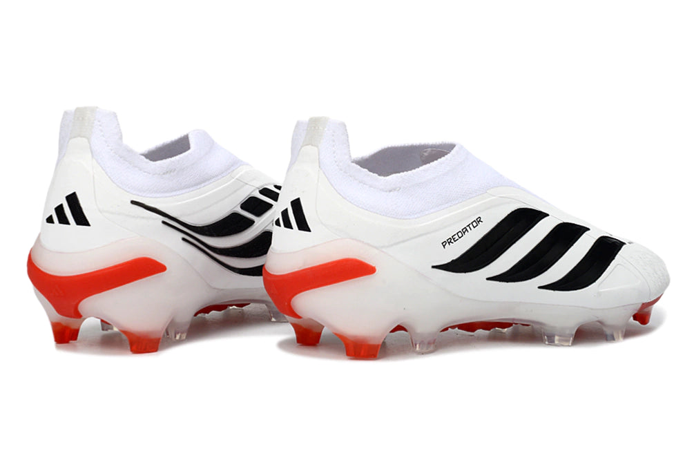 Chuteira Adidas Predator Laceless 26 Elite FG - Branco