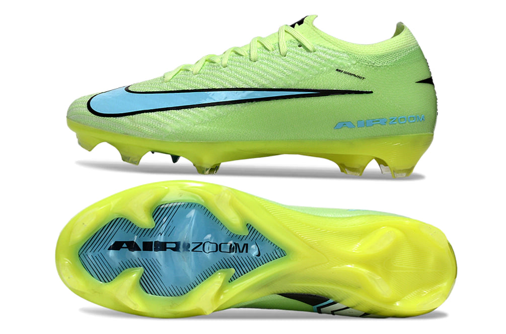 Chuteira Nike Air Zoom Mercurial Vapor 16 Elite FG - Verde/Azul