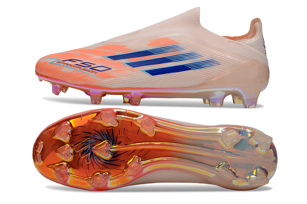 Chuteira Adidas F50 X Campo - Rosa/Laranja