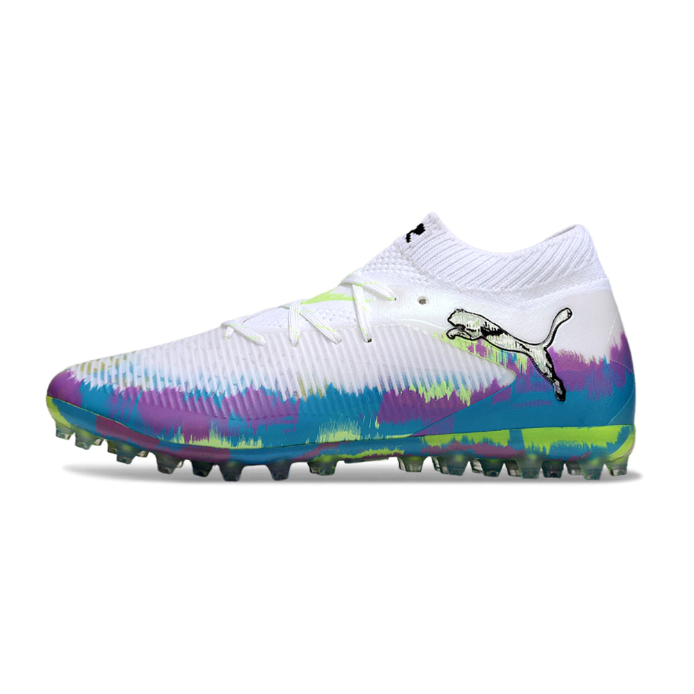 Chuteira Puma Future 8 Match MG - Roxo/Azul