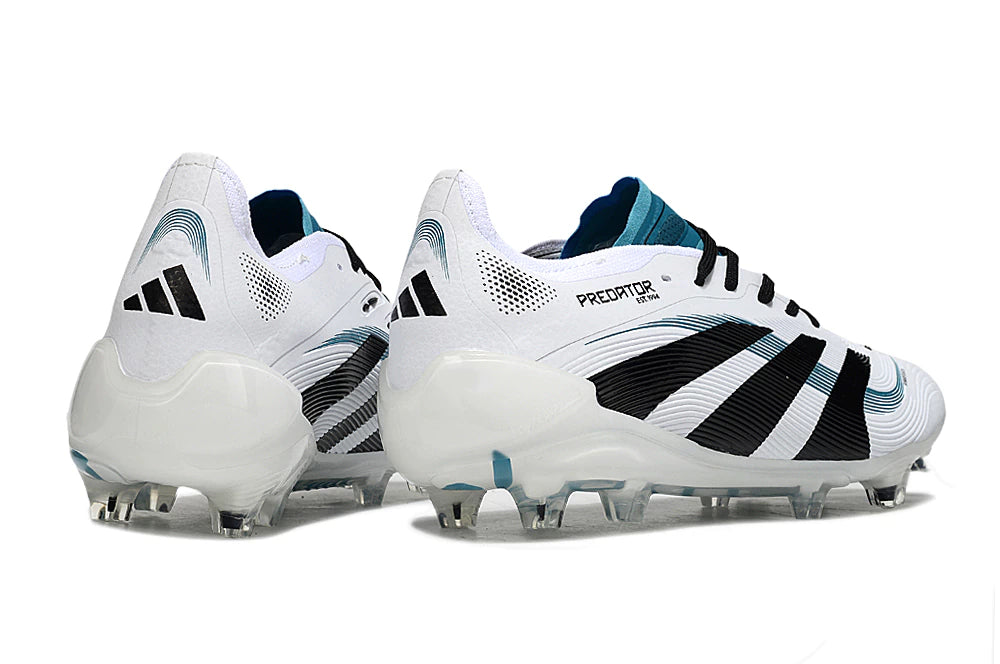 Chuteira Adidas Predator Elite 25 Campo FG - Branco/Preto