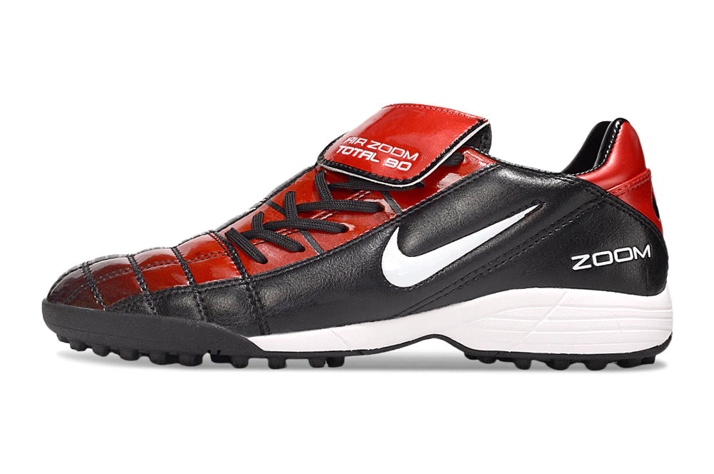 Chuteira Nike Total 90 Society - Preto/Vermelho