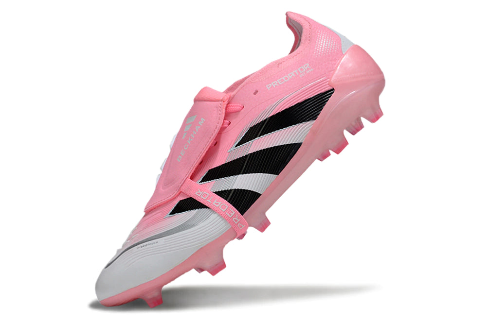 Chuteira Adidas Predator Elite Tongue 25 Campo FG - Rosa