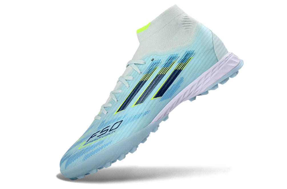 Chuteira Adidas F50 League Botinha Society - Azul