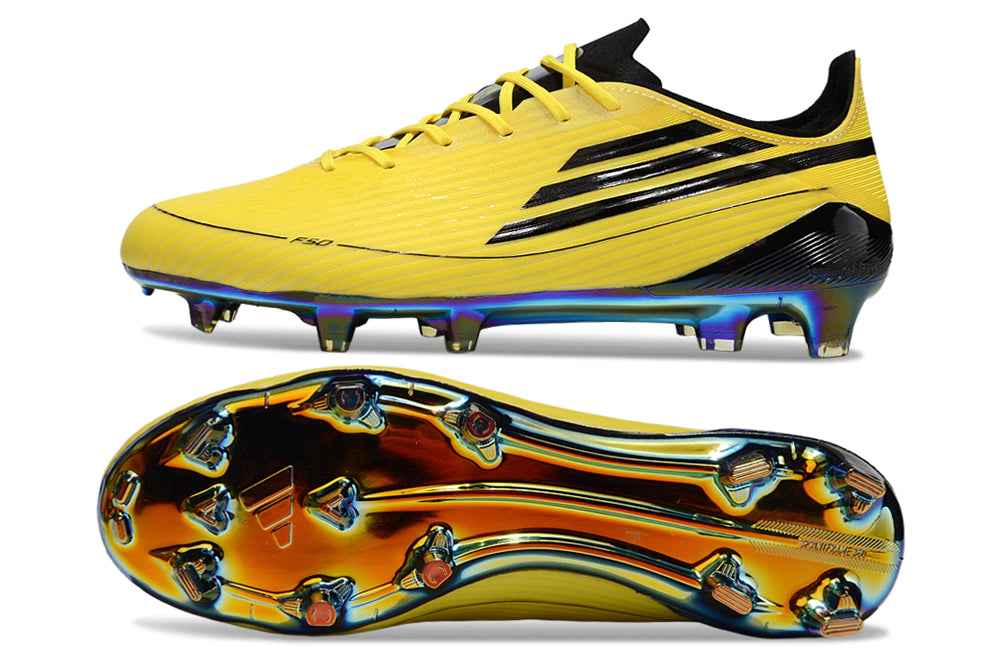 Chuteira Adidas F50 X Campo - Amarelo/Preto